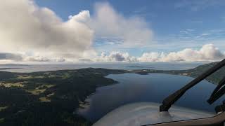 Landing in Eastsound Washington | KORS (ESD) | Orcas Island Airport #landingvideo #landingview