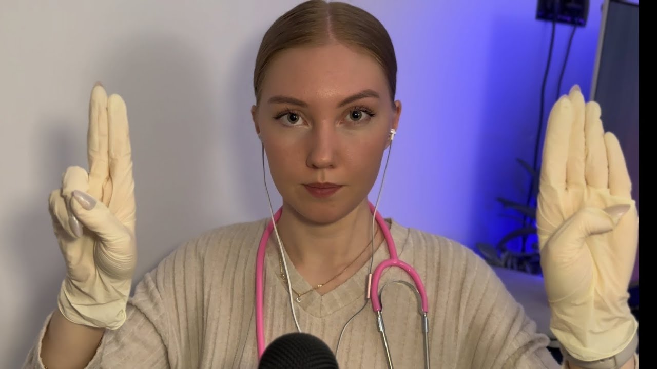 ASMR Cranial Nerve Exam | Relaxing Medical Check-Up for Sleep