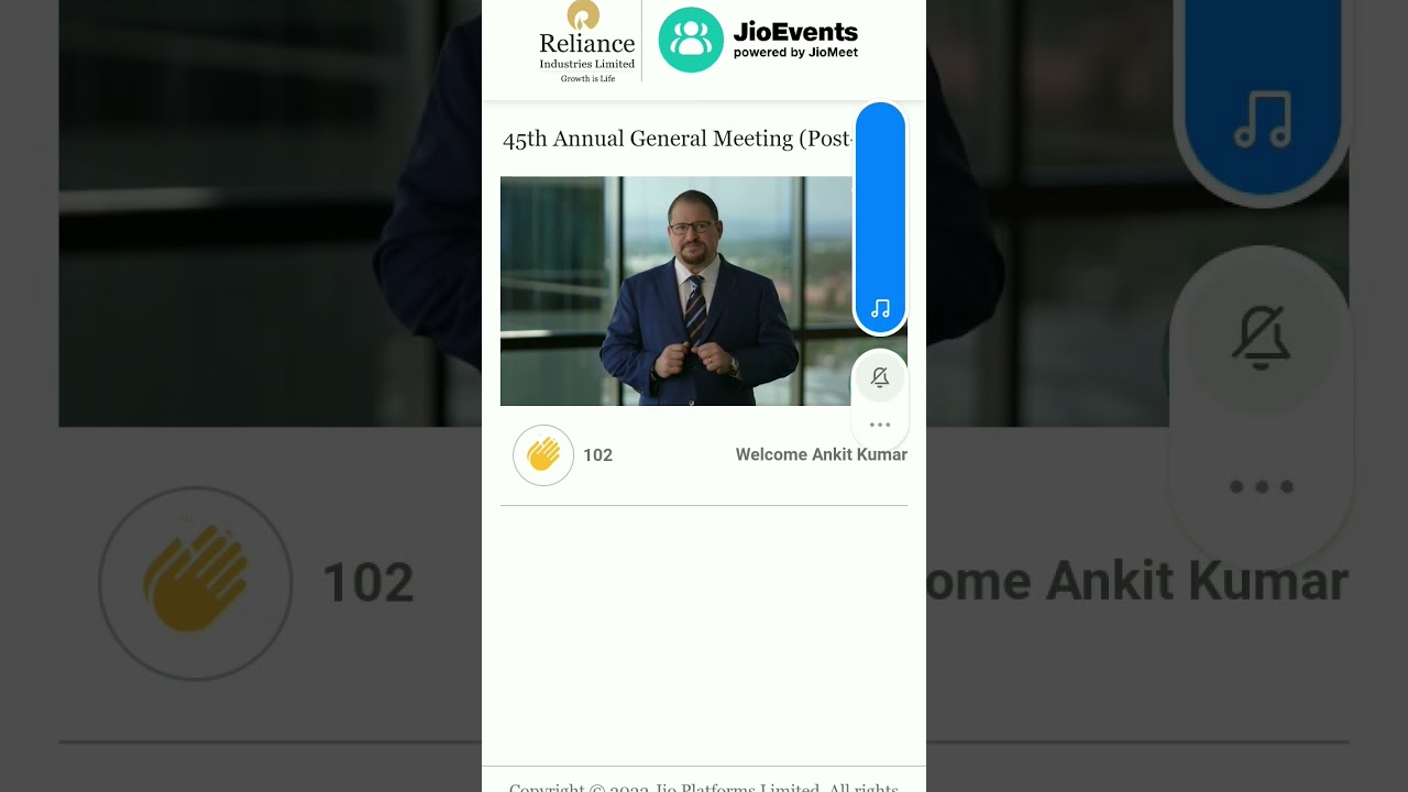 45 th annual general meeting from reliance digital industries 