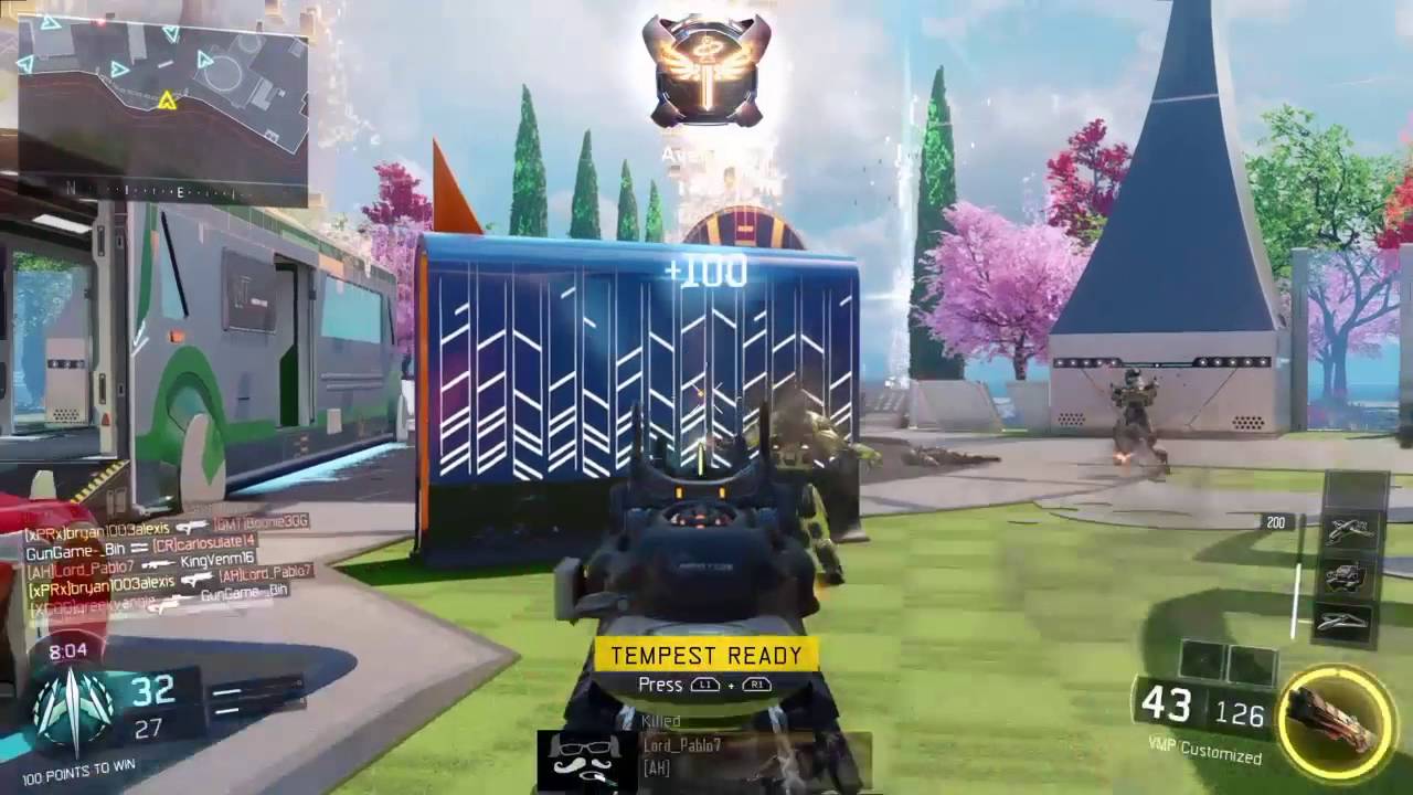 Call of duty black ops 3| fury kill , VmP gold camo