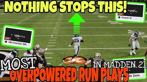 MOST UNSTOPPABLE RUN PLAY SCHEME in Madden 21! Even Run Commit Can