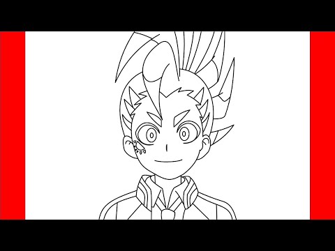 How To Draw Hikaru Asahi Van Beyblade - Step By Step Drawing