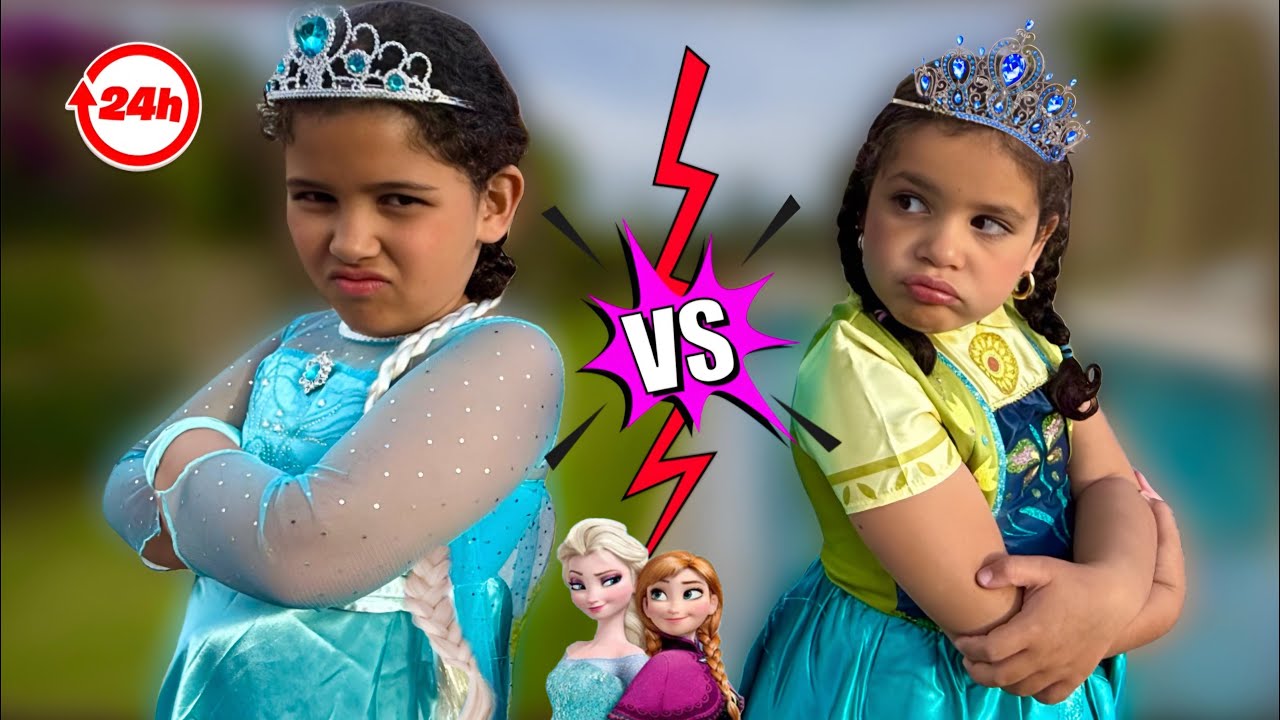 elsa vs anna !  Qui est la plus belle  🤩 beauty contest battle