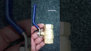 Brass Ball Valve for Shut-off and on fluid supply | Plumbing Equipment | Pipe Fitting | #tech #reels