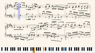 Well-Tempered Clavier - Prelude and Fugue 23 in B major BWV868 / Sheet Music Piano Tutorial