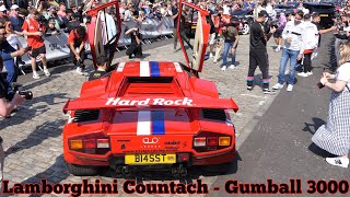 Gumball 3000 Edinburgh Arrivals - Lamborghini Countach