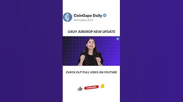 UXUY Airdrop New Update #uxuywallet #uxuy