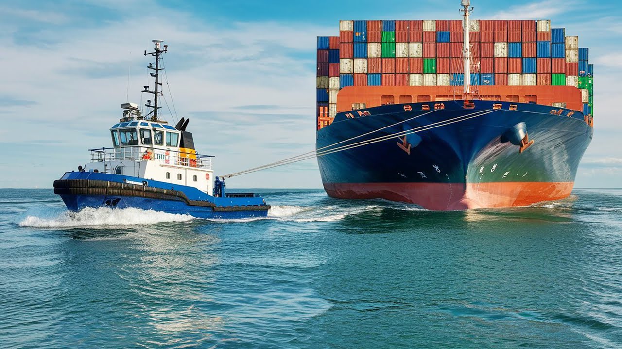 The Tinniest but Powerful Tugboats in the World.