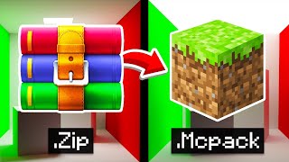 How To Turn A .Zip Texture Pack Into A .Mcpack File! (Minecraft Bedrock) #shorts screenshot 3