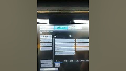 Sharp MX3114n USB / Pendrive Scan