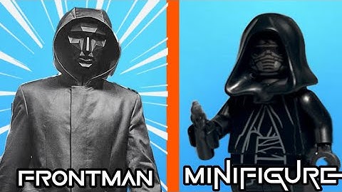 How to Make the FRONTMAN from Squid Game Season 2 as a LEGO MINIFIGURE (Custom LEGO Figure)