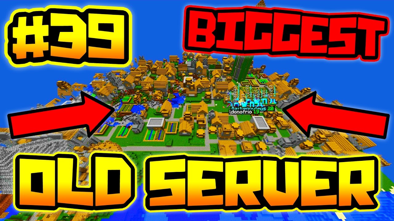 BIGGEST VILLAGE IN MINECRAFT!! | OLDEST SERVER IN MINECRAFT #39 - YouTube