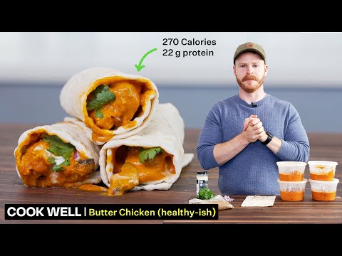 Butter Chicken Snack Wrap