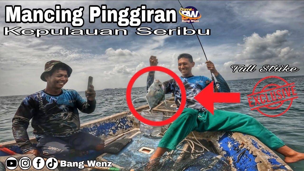 Mancing Pinggiran Pulau di Kepulauan Seribu Full Strike dan Full Senyum #fishing #mancingmania 
