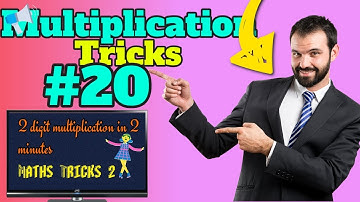 Multiplication Tricks For 2 Digit Numbers - Multiplying 2 Digit Numbers- Example 1