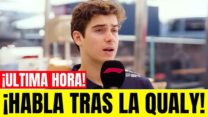 DECLARACIONES DE FRANCO COLAPINTO TRAS ACCIDENTE EN LA CLASIFICACION GP IMOLA