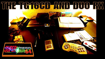 TurboGrafx 16 with CD Rom and PC Engine Duo RX Hardware