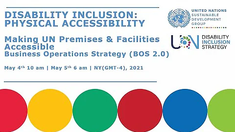 BOS Webinar: Physical Accessibility 6am NY, May 5th 2021