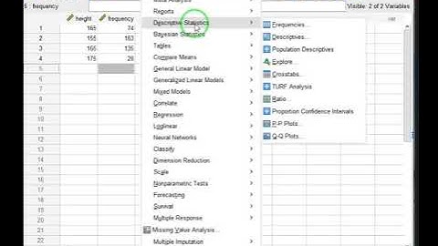 The Standard Deviation and Mean using SPSS || updated video || part 3