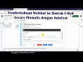 Pemberitahuan Webinar ke Banyak Email Secara Otomatis dengan AutoCrat