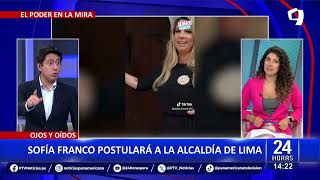 Sofía Franco Confirma Su Candidatura Al Municipio De Lima