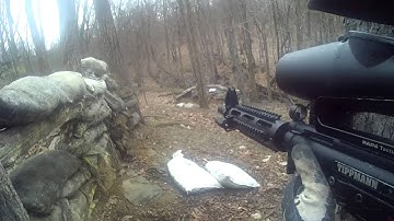 Custom Tippmann A-5 Defend The Hill Paintball Gameplay At Lone Wolf Paintball