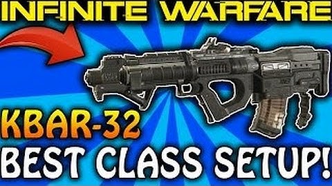 INFINITE Warfare Kbar-32 best class setup!!!!!!