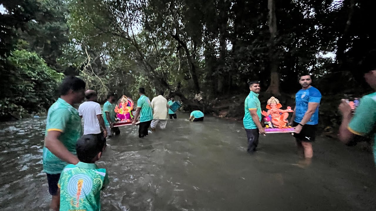 कोकनातील गणपती गौरी विसर्जन 2025 |Konkan GauriGanpati Visarjan 2025 | #kokan #ganpati #viralvideo