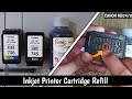 How to fill ink in Canon Pixma Mg 2470/2570s 745s Cartridge in easy steps। Reset Canon Printer