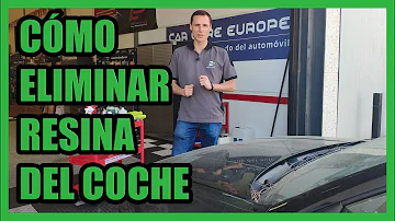 ¿Cómo quitar resina del coche sin dañar la pintura?