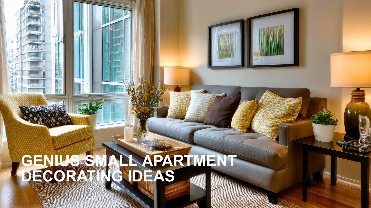 Tiny Apartment Decorating Ideas That Maximize Every Inch - YouTube