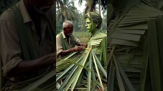 Coconut Leaf Shahrukh Statue: The Most Epic DIY Project Ever