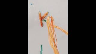 #hand embroidery design #embroidery of  alphabet K #embroidery work