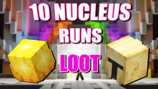 LOOT FROM 10 NUCLEUS RUNS | Hypixel Skyblock