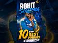 10 Times Rohit Sharma Proved Why He Is Called THE HITMAN! 👑 #rohitsharma #shorts #viralshorts