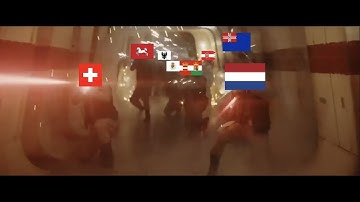 Star Wars hallway scene but it