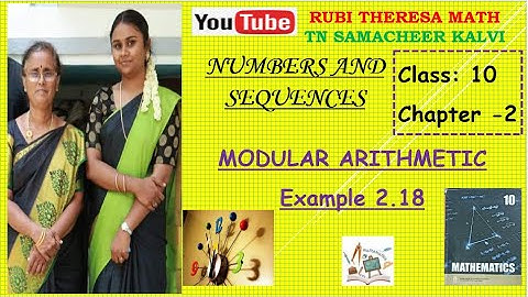 10th Maths _Samacheer Kalvi _Numbers&Sequences _Modular Arithmetic_ Example2.18