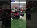 Mini Crawler Tractor Rotary Tiller with Sun Protection Canopy #tractor #compacttractor #cultivator