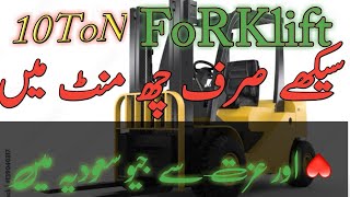 Forklift operator 10Ton very easy” //Forklift where easy training