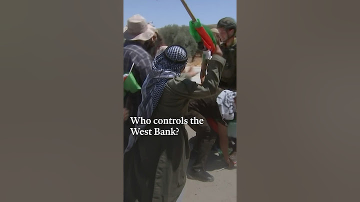 Who controls the West Bank?