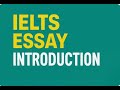 IELTS essay Introduction