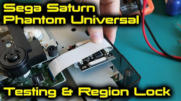 Sega Saturn Phantom Universal Modchip Testing & Region Lock