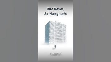 Day 205 of 365: Cracked One Clue? Now Multiply That by 365