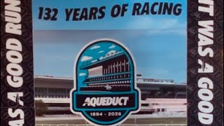 AQUEDUCT 1894-2026: END OF AN ERA, 132 YEARS OF HORSE RACING...SEE THE WOOD MEMORIAL WALL OF FAME