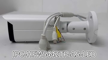 Original Dahua IPC-HFW5442T-AS-LED 4MP POE Full Color  Outdoor Waterproof WDR Bullet WizMind Webcam