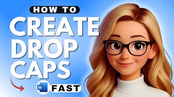 How to Create Drop Caps in Microsoft Word - 2025