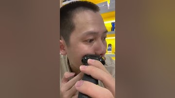 mây cạo râu Chính hãng Panasonic 3 lưỡi ngang, cạo sạch nhẵn chân râu, phù hợp với râu quai nón