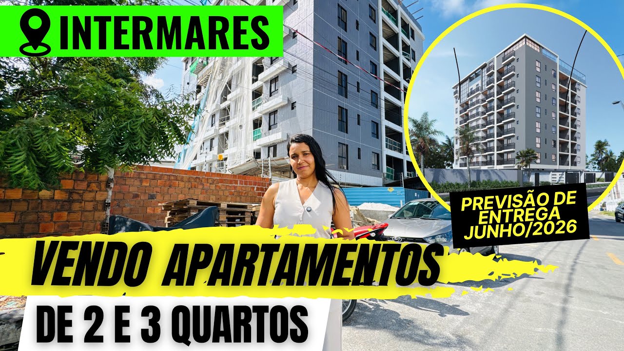 Vendo apartamentos de 2 e 3 quartos no bairro Intermares em Cabedelo-PB | Apenas 3 minutos da Praia.