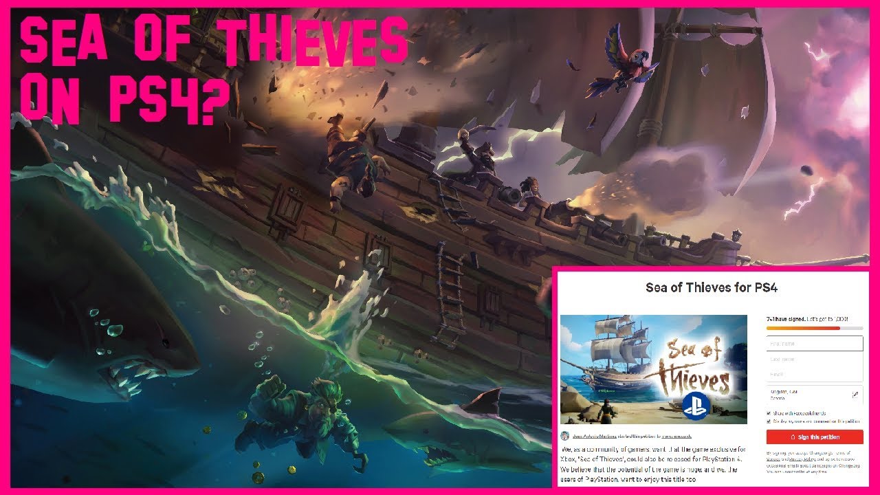 sea of thieves ps4 store