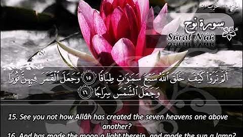 071  سورة نوح ماهر المعيقلي  Sûrat Nooh Maher Al Muaiqly